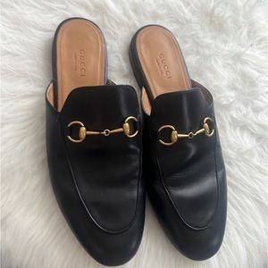 Gucci princetown mules black great condition. Flats. Great condition